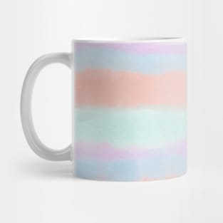 Pastel Rainbow Watercolour Print Mug